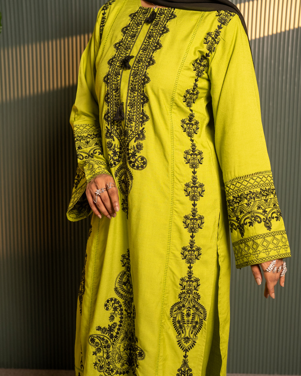 ZOHAR 3 PIECE SUIT SET  NEON