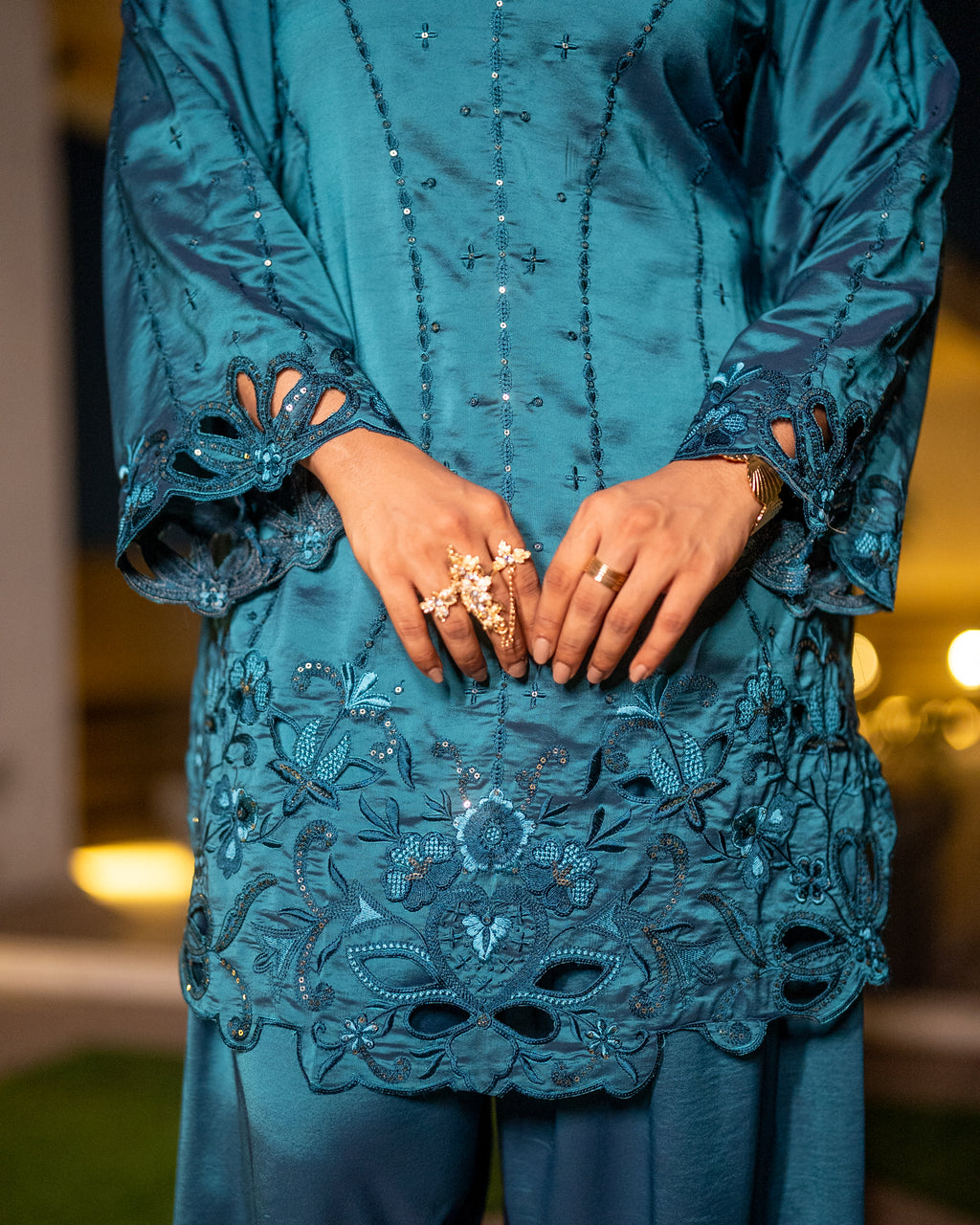 Aafreen 3 Piece Suit Set BLUE