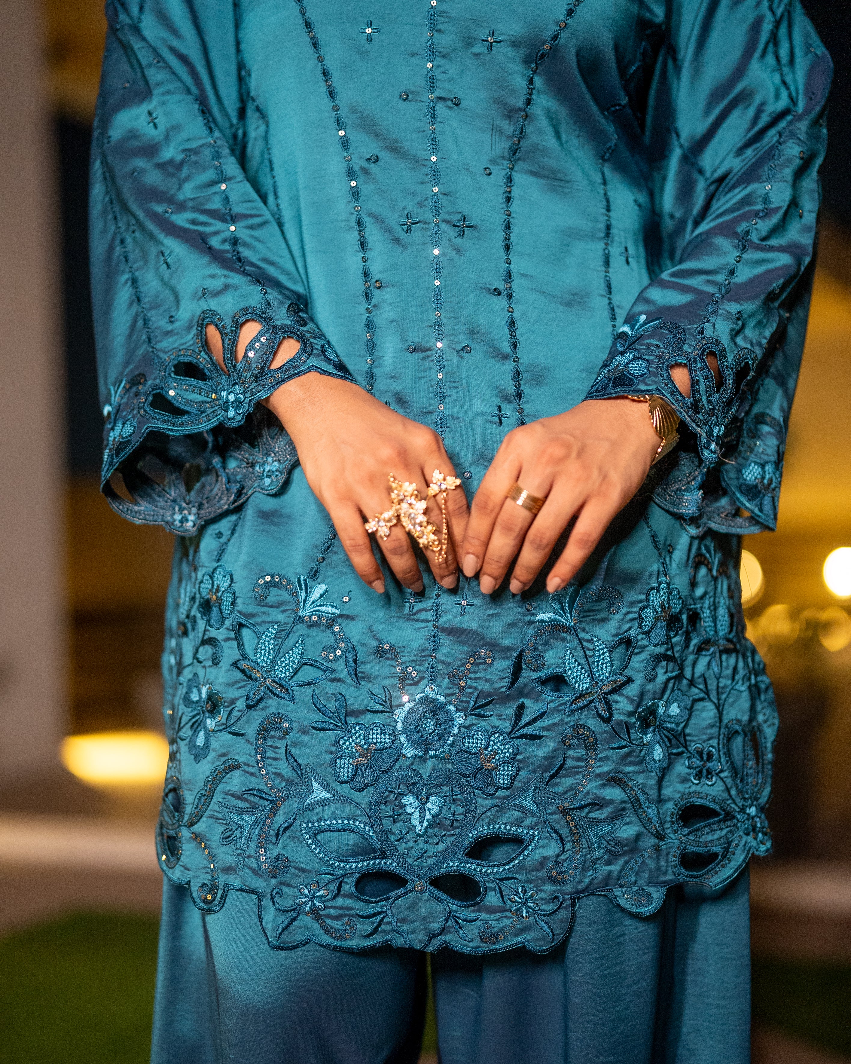 Aafreen 3 Piece Suit Set BLUE