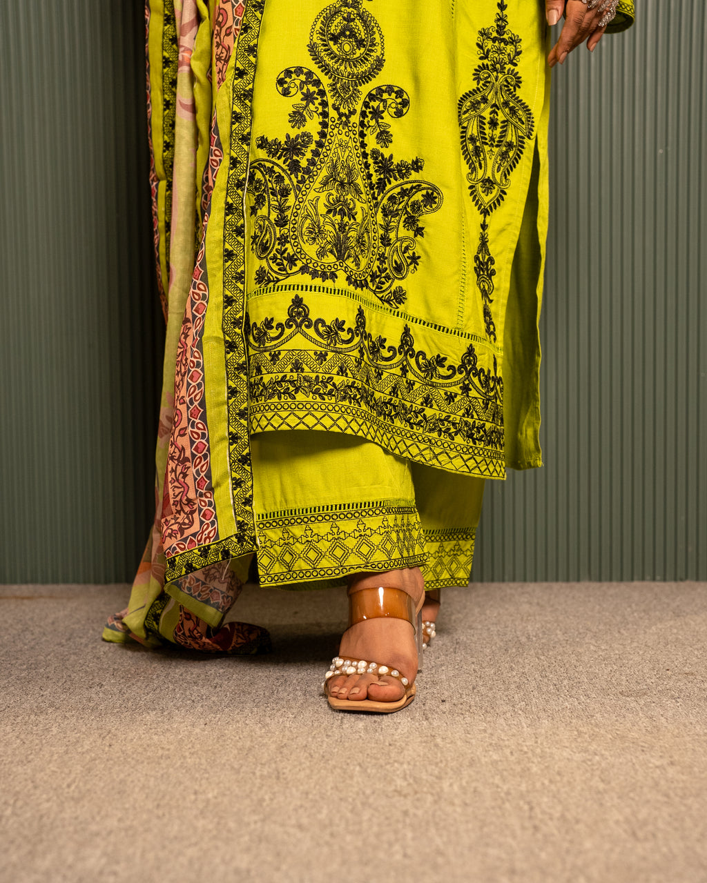 ZOHAR 3 PIECE SUIT SET  NEON