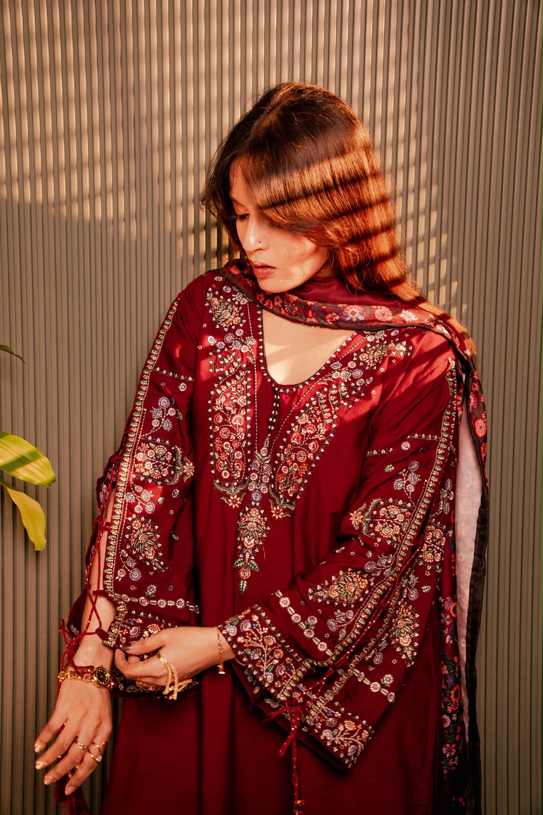 Shifa 3 piece suit set