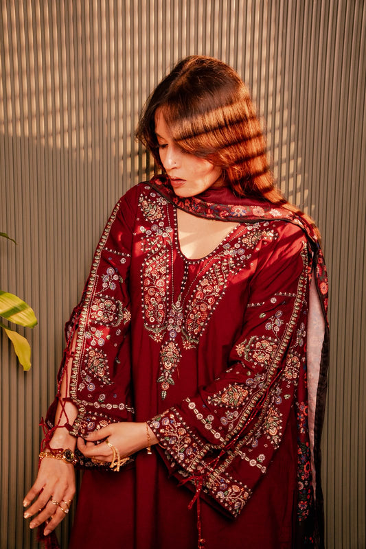 Shifa 3 piece suit set