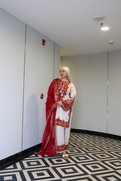 SURKH 3 PIECE SUIT