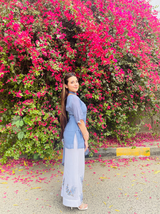 POWDER BLUE CO-ORD SET