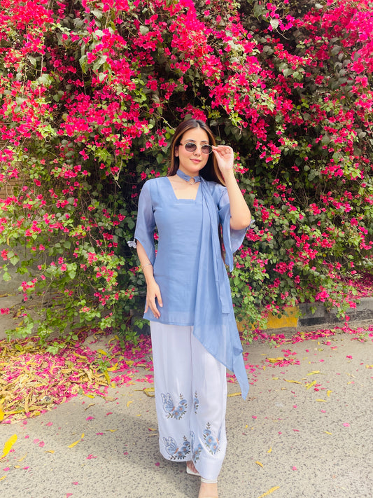POWDER BLUE CO-ORD SET