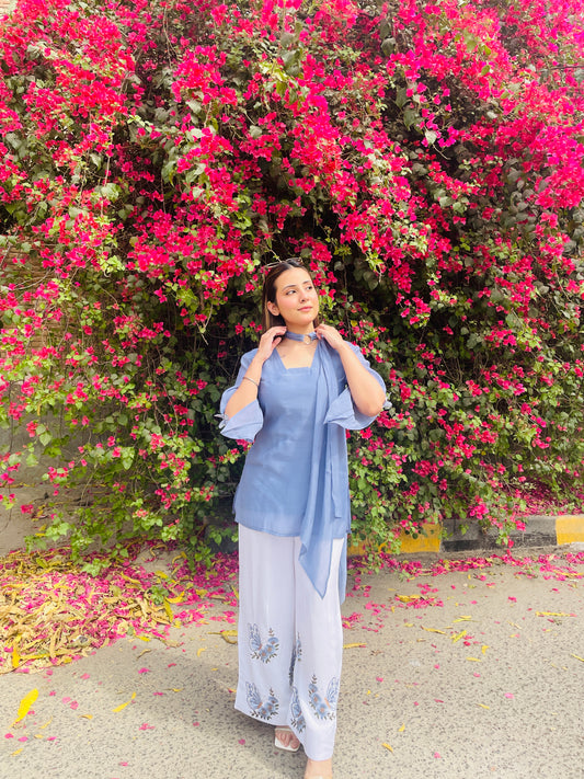 POWDER BLUE CO-ORD SET
