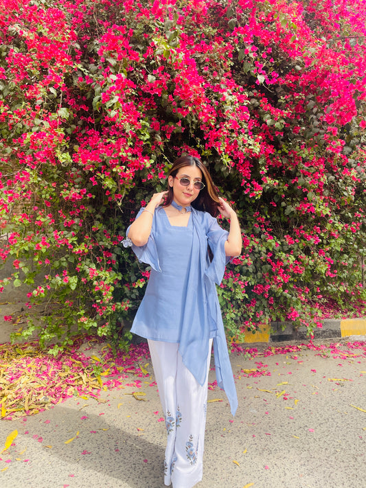 POWDER BLUE CO-ORD SET