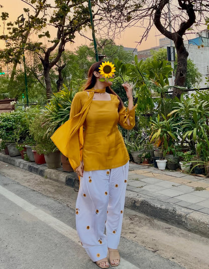 SUN FLOWER CO-ORD SET