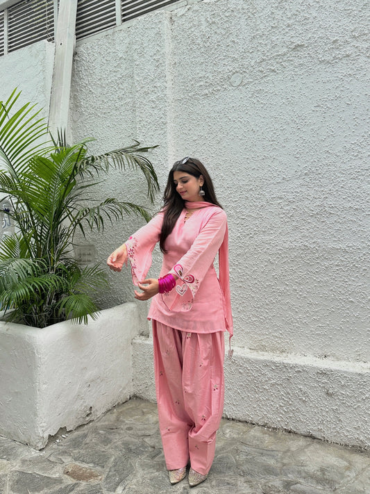 PINK HEART CO-ORD SET