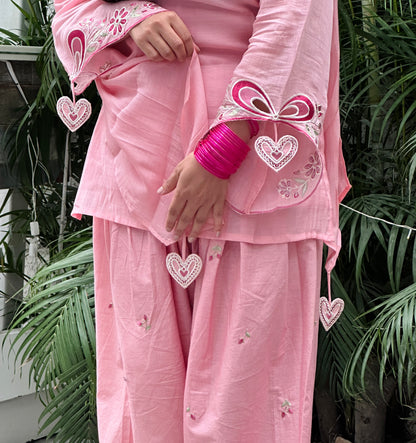 PINK HEART CO-ORD SET