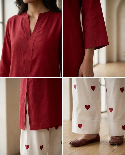 HEART FARSHI RED