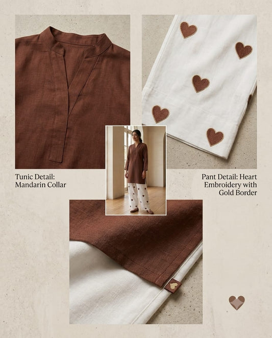 BROWN HEART FARSHI