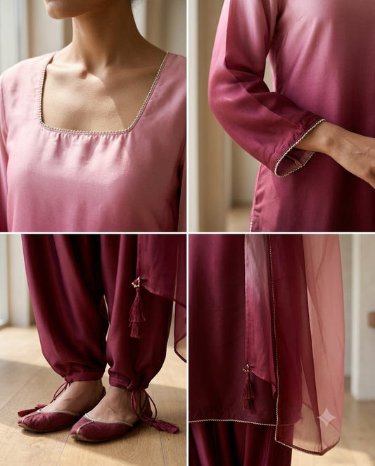 NOOR SUIT SET PINK