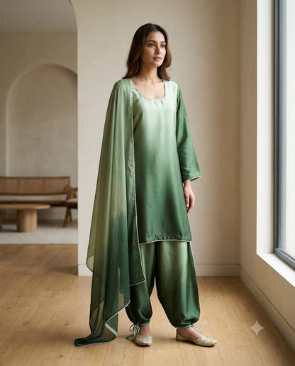 NOOR SUIT SET GREEN