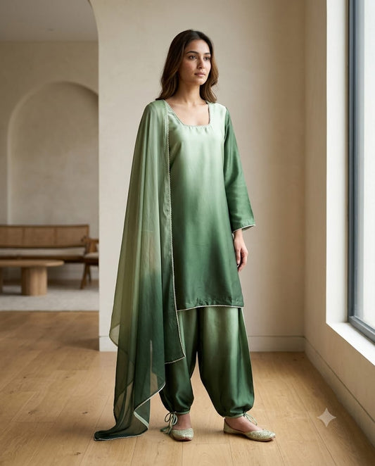 NOOR SUIT SET GREEN