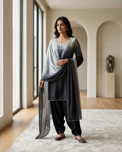 NOOR SUIT SET BLACK